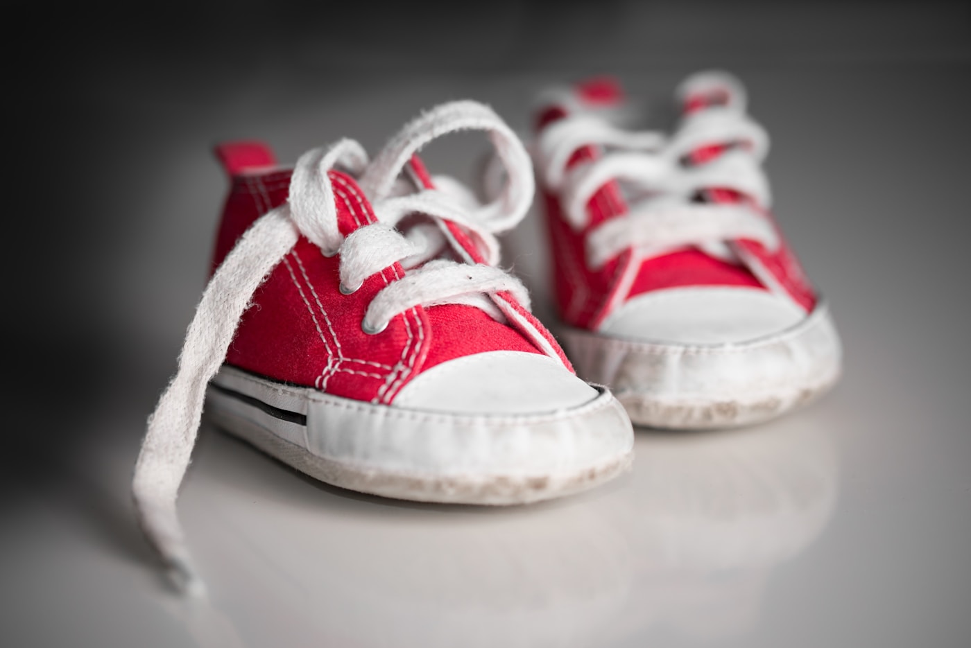 Baby Red Canvas Sneakers, kids' shoes