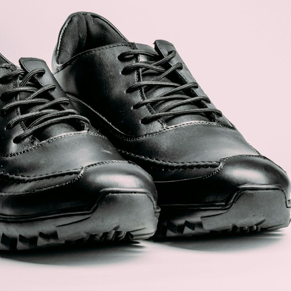 Boys Black School Shoes, detail view 4