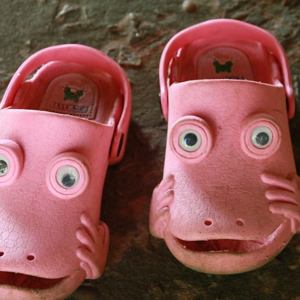 Kids Froggy Clogs, detail view 2