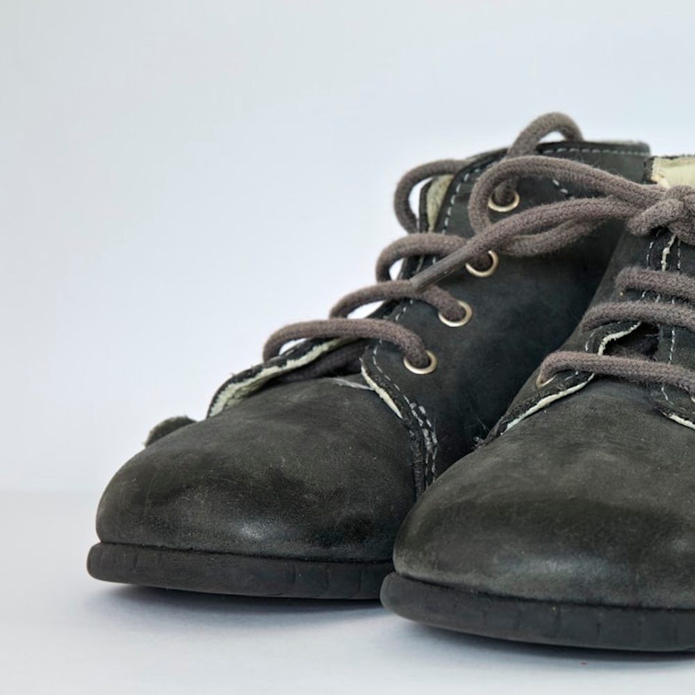 Toddler Grey Suede Boots, detail view 3